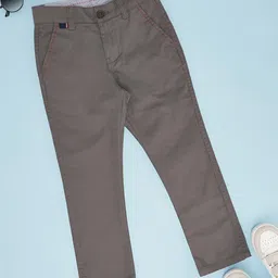 Pantaloons Junior Solid Trousers - Grey-picture-12