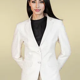 Talethread Self-Design Single-Breasted Casual Blazer-picture-33