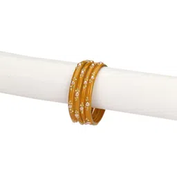 SOMIL Set Of 16 Stone-Studded Bangles image 3