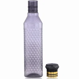 Kuber Industries Water Bottle Plastic Water Bottle for Fridge Water Bottle for Kitchen Ideal for Restaurant Water Bottle for Refrigerator Square H2O Bottle 1 LTR Pack of 9 Multi image 2