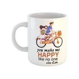 ARTBUG White Printed Ceramic Glossy Core Set of Cups and Mugs-picture-23