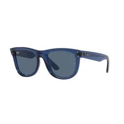 Ray-Ban Reverse |Transparent Navy Blue Sunglasses ( 0RBR0502S | Square | Blue Frame | Blue Lens ) image 2
