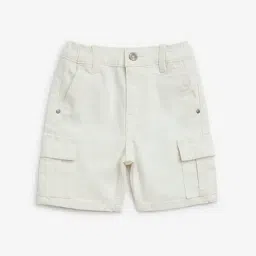 HOP Kids by Westside White High-Rise Cargo Shorts-picture-44
