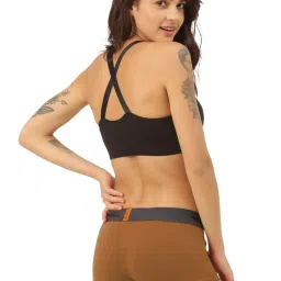 Freecultr Brown Plain Boy-Shorts Panty image 2