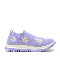 Pantaloons Junior Kids Lilac Slip-On Shoes-picture-25
