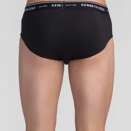 Kenneth Cole Black & Light Grey Briefs - Pack of 2 image 2