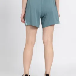 adidas Green Printed Basketball Shorts image 2