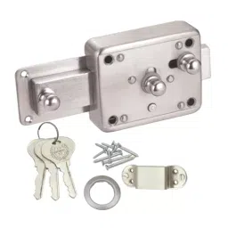 Harrison Godown Lock Iron For Main Door 37x26 mm, Khatka 6T 0295 image 2