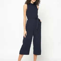 Gipsy Navy Polyester Comfortable & Relaxed Fit Jumpsuit-picture-10