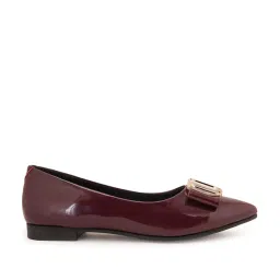 Elle Women's Cherry Flat Ballets image 2