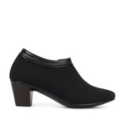 Elle Women's Black Casual Pumps image 2