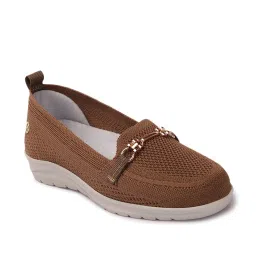 Elle Women's Brown Casual Loafer image 2