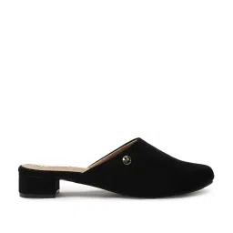 Elle Women's Black Mule Shoes image 2