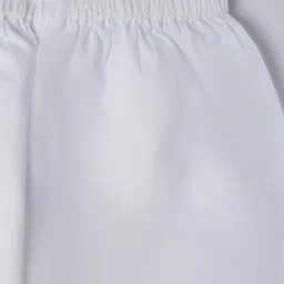 VASTRAMAY Boys Floral Printed Mandarin Collar Kantha Work Pure Cotton Kurta with Pyjamas image 2