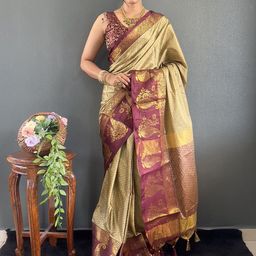 LeeliPeeri Designer Woven Design Zari Saree-picture-37