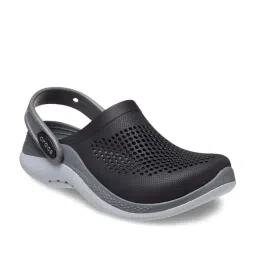 Crocs Kid's Literide 360 Black Back Strap Clogs image 2