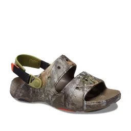 Crocs Men's Classic Walnut Brown Back Strap Sandals image 2