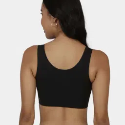 BlissClub Black Plain Full Coverage Bra image 3