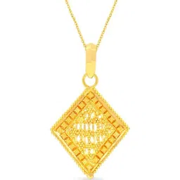 Malabar Gold and Diamonds 22k Gold Pendant without Chain for Women-picture-30