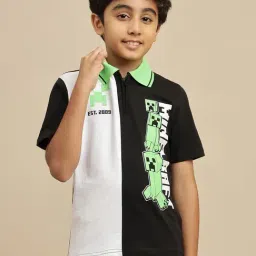 Kidsville Boys Multi Cotton Color Block Polo T-Shirt-picture-28