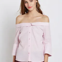 Marie Claire Pink Striped Top-picture-13