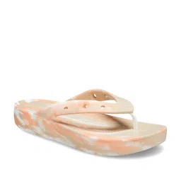 Crocs Women's Classic Chai Brown Flip Flops image 2