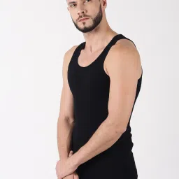 force nxt Froce NXT Mens Pack Of 5 Black Vest image 3