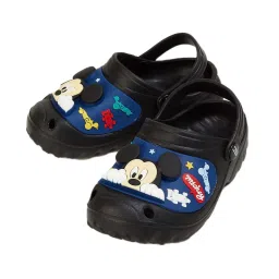 Fame Forever by Lifestyle Kids Navy & Black Back Strap Clogs image 2