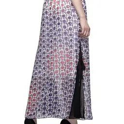One Femme Multicolor Printed Maxi Skirt image 2