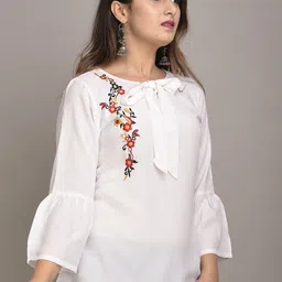 VYMO Embellished Embroidered Top image 4