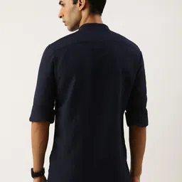 Peter England Men Slim Fit Opaque Casual Shirt image 5