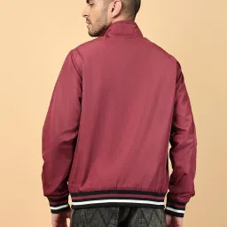 Wrangler Red Regular Fit High Neck Jacket image 2