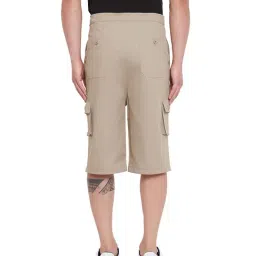 Hypernation Beige Regular Fit Shorts image 2