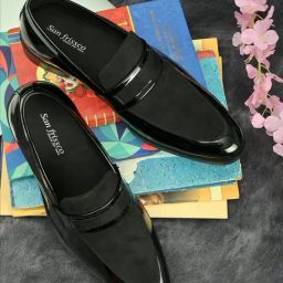 San Frissco Men's Black Formal Loafers-picture-40