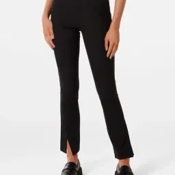 Forever New Black High Rise Pants-image-9