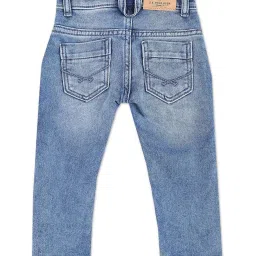 U.S. Polo Assn. Kids Blue Cotton Washed Jeans image 2