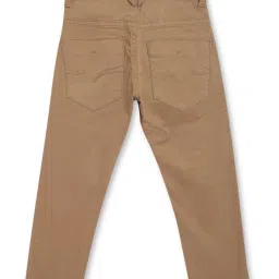 Cantabil Kids Beige Cotton Regular Fit Trousers image 2