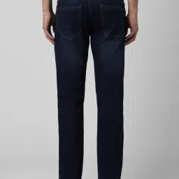 Peter England Navy Cotton Regular Fit Jeans image 2