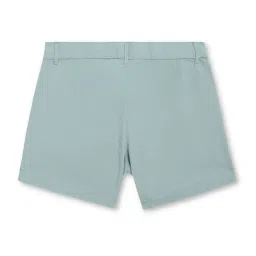 Cantabil Kids Green Cotton Regular Fit Shorts image 2