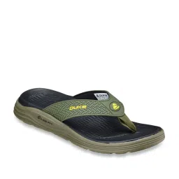 Duke Men's Olive Flip Flops image 2