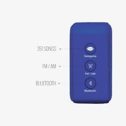 Saregama Carvaan SCM02 Mini 2.0 Bluetooth Speaker (Regal Blue) image 2