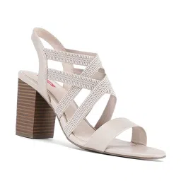 Bata Women's Harmoni Beige Sling Back Sandals image 1