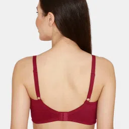 Zivame Maroon Non Wired Non Padded T-Shirt Bra image 2