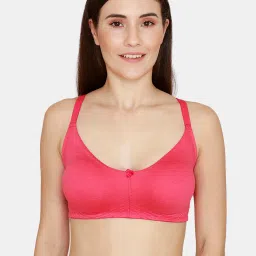 Zivame Raspberry Non Wired Non Padded T-Shirt Bra image 1