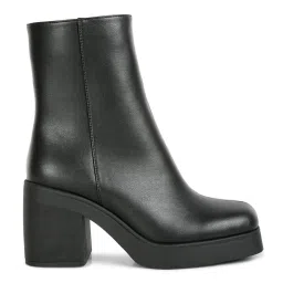 London Rag Solid Black Casual Boots image 2