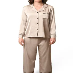 Sleepsia Printed Shirt & Trousers Night Suits-picture-27