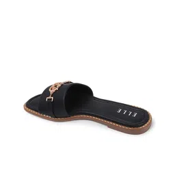 ELLE Women Open Toe Flats with Buckles image 3