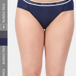 Amour Secret Women Pack Of 3 Mid Rise Anti-Bacterial Bikini Briefs-image-52