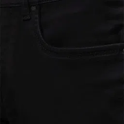 Being Human Black Cotton Slim Fit Jeans image 4