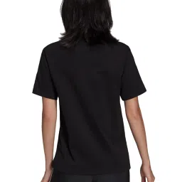 Adidas Originals Black Striped T-Shirt image 2